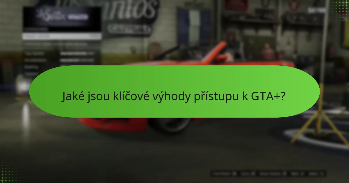 Jaké jsou náklady spojené s GTA+?