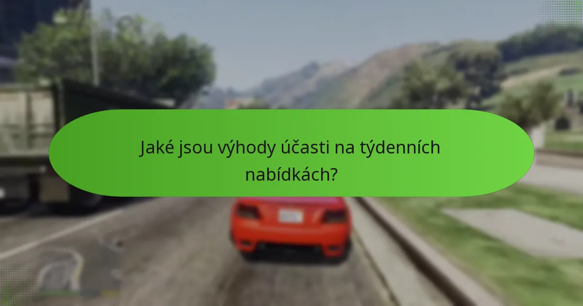 Jak týdenní speciální nabídky ovlivňují celkovou hru?